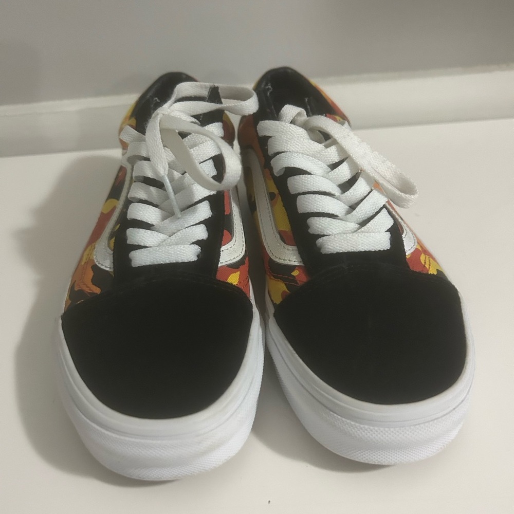 Old School Pop Camo Vans